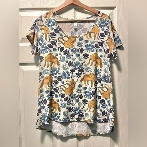 LuLaRoe fox classic tee